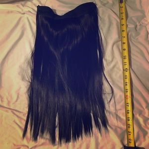 BRAND NEW BLACK REMI HUMAN HAIR HALO EXTENSIONS